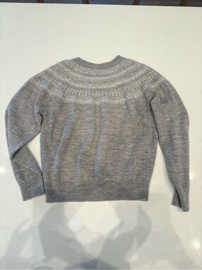 Muji Fair Isle Sweater - Gray